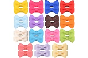 Cosyhav Baby Hair Clips,Hair Bows For Girls,Baby Hair Clips For Fine Hair Small(30 Pcs,15 Colors)