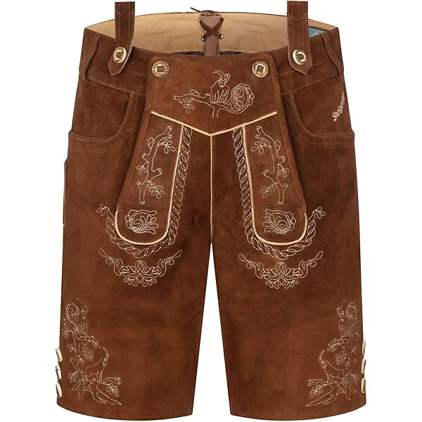 STEIGENHÖFER Ludwig - Pantalon Traditionnel Court En Cuir Pour
