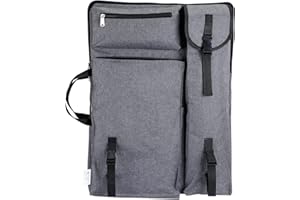 MEIJMJIA YMTECH Grand Sac à Dos Artiste imperméable – Portfolio de Dessin avec Multiples Compartiments pour Fournitures artistiques, idéal école & Voyage