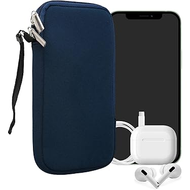 OneJoy Neopreen mobiele telefoonzakje, telefoonportemonnee, lichtgewicht en beschermende mobiele telefoonhoezen voor iPhone en Samsung, duurzame telefoontas, ritssluiting met clip en trekker met OneJoy Neopreen mobiele telefoonzakje, telefoonportemonnee, lichtgewicht en beschermende mobiele telefoonhoezen voor iPhone en Samsung, duurzame telefoontas, ritssluiting met clip en trekker met