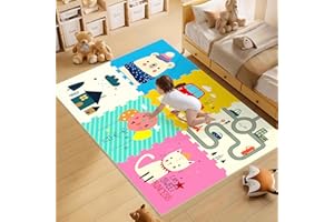 DICAO Foam Play Mat Thick & Waterproof, Interlocking Puzzle Baby Mats for Floor, Resilient Soft & Safe, Suitable for Play Crawl Learning & Living Room(171×114×2cm - 6PCS)