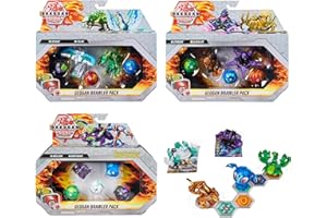 BAKUGAN GEOGAN RISING - COFFRET GEOGAN BRAWLER PACK SAISON 3 - Billes Bakugan Geogan Avec BakuCores Et Cartes - 6060272 - Tirée du Dessin Animé Bakugan - Jouet Enfant 6 Ans et + - Modèle Aléatoire