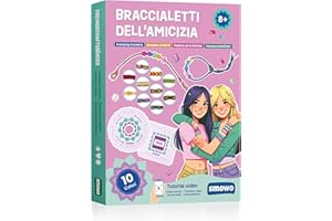 Smowo® Set di braccialetti dell amicizia fai da te per il fai da te – Bracciali per ragazze – Con istruzioni e istruzioni video