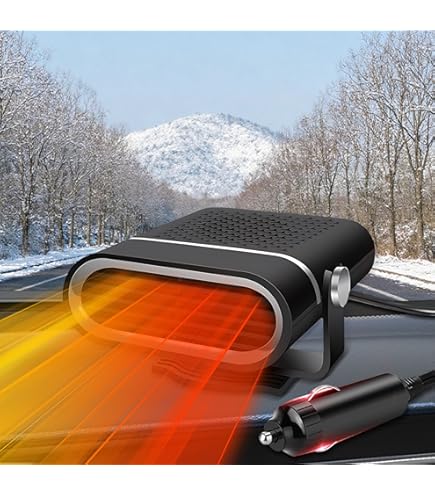 Portable 12V Dégivreur De Voiture à Réchauffeur Rapide 90° à
