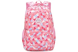 UEK Mochila impermeable duradera de viaje camping escolar multifuncional, mochila para niños niñas mochila escolar escolar escolar (amarillo)