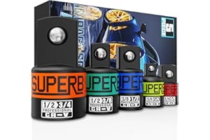 KIRXST 5-Piece Impact Socket Adapter Set - 1/4" to 3/8", 1/2" to 3/4" Socket Adapter for Impact Driver Conversions