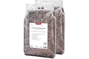 Lot de 2 sacs de 15 kg de granulés de sel de déneigement pour remplacer le sel de déneigement avec 20 % de sel