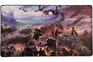 Ultra Pro MTG Spielmatte The Lord of The Rings: Tales of Middle-Earth - Black Stitched Playmat