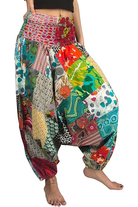 Tribe Azure 100% Cotton Harem Pants 