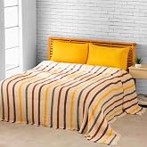 RAYME TEXTILE - أغطية سرير وموسلين مزخرفة متعددة الأغراض، 100% قطن، 4 طبقات، موسلين ناعم وأنيق عالي الجودة