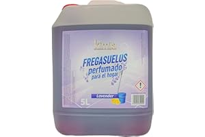 KIMIA - Fregasuelos Lavender Flower 5L | Fregasuelos Perfumado para Hogar | Limpiador de Suelo | Limpieza Profunda | Aroma a Flor Lavanda | Fragancia Fresca y Duradera | Para Todo Tipo de Superficies
