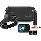 GoPro HERO12-Zubehörpaket – enthält die HERO12 Black-Kamera, den Handler (schwebender Handgriff), den Kopfgurt 2.0, den wiede