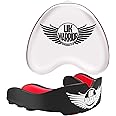 UK Warrior Adults Gum Shield Mouthguard for MMA, Boxing, Rugby, Martial Arts, Karate, Muay Thai, BJJ Mouth Piece Teeth Protector