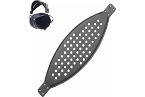 ACCESSORY HOUSE AHG Skórzany pasek na głowę premium, kompatybilny z Audeze LCD-2, LCD-3, LCD-4 i LCD-X (czarne)