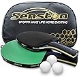 Senston Table Tennis Rackets with Balls Ping Pong Paddle Sets, Table Tennis Bats with Carry Bag, Ping Pong Racket for Indoor, Outdoor Play