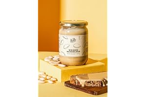 KoRo - Purée d’amandes blanches - 500 g - Crème de noix sans sucre ni sel, sans additifs - Purée d'oléagineux à base de 100% d'amandes