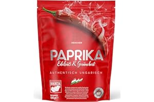‎HENCHER Paprika edelsüß & geräuchert gemahlen ungarisch (170g) Original Delikatess Paprikapulver aus Kalocsa, Ungarn