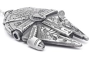 WOO LANDO Portachiavi in metallo con anello per i fan della saga di Star Wars