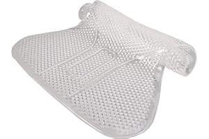 Merauno Almohadilla de gel Full Active, de piel de cordero, almohadilla de gel con memoria, amortigua los golpes, antideslizante, liberación de aire