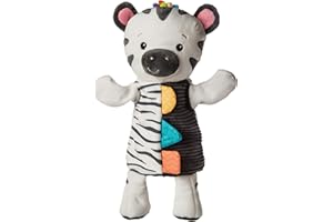 Mary Meyer Baby Einstein First Discoveries Hand Puppet Pal, 33-Centimetres, Zen Zebra