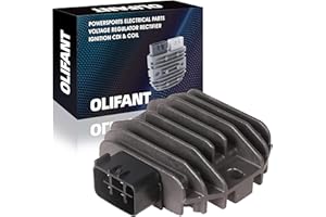 OLIFANT Voltage Regulator Rectifier For Yamaha Grizzly 125 350 450 600 660/Raptor 250 350 660 660R 700 700R/RHINO 450 660/Bear Tracker/Bruin/Big Bear/Wolverine/Kodiak Replace 5GT-81960-00-00 5BN-81960-00-00