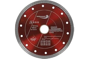PRODIAMANT Premium disque à tronçonner diamanté Carrelage Grès cérame 180 mm x 30 avec anneau 25,4 mm Disque à carreler pour machines de table