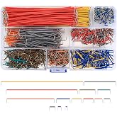 840 Jumpers Wire U Shape, Jumpers for Breadboard Plate Tests | Versatile jumper cables, ideal for electronic assemblies, expe