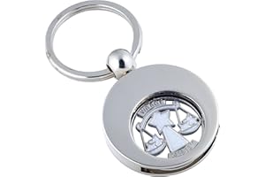 Jadani Hochwertiger Schlüsselanhänger mit EK-Chip Sternzeichen