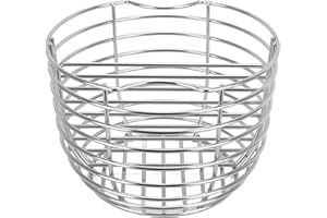 MOJ TRADING Charcoal Basket - Optimal Airflow Control for BBQ Grill - Easy to Hold - Safe for Hot Coals - Fast Temperature Rise - Saves Coal - Multifunctional