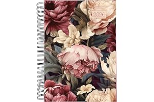2025 The BIG Thickness - Calendar DIN A4 from edition cumulus - Ideal for the office - Spiral binding - One full A4 page space per day - Daily calendar (floral splendor)
