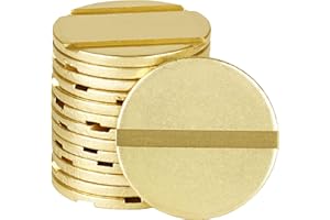 Münzer24 Wertmarke Typ pd25, passend z.B. für Beckmann Münzautomat, Profil Token 25mm x 2mm (50 Stück, Messing)