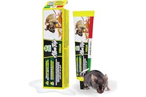 Albagarden – Colla per Topi Extra Forte, Atossica e Inodore - Colla topicida per Trappola Adesiva per Roditori, Scarafaggi e Insetti Striscianti - Senza Veleno - 135 gr