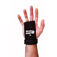 Bear Grip – Poignées Crossfit En Caoutchouc Noir/gris, Sans Trous, Taille M, Protection Et Adhérence Renforcées