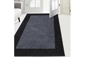 FCSDETAIL Dirt Trapper Indoor Door Mat 86 x 150 cm, Non-slip Entrance Rug, Machine Washable Dog Doormat, Inside Floor Mat for Entryway, Muddy Shoes & Paws