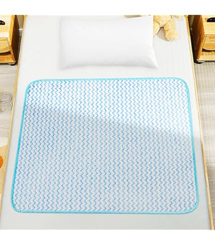 Sensalou Matrasbeschermer, waterdichte bescherming bij incontinentie, waterdichte en wasbare matrasbeschermer met absorberend fleece, beschermt het bed tegen nat, bloed en zweet, 60 x 60 cm (2 Sensalou Matrasbeschermer, waterdichte bescherming bij incontinentie, waterdichte en wasbare matrasbeschermer met absorberend fleece, beschermt het bed tegen nat, bloed en zweet, 60 x 60 cm (2