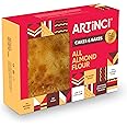 Artinci Sugar free Almond Flour Cake | Diabetic Friendly | No Maida | Gluten Free Healthy Low Carb Snack | 5.8g Protein per serving | Low GI | Keto & High Protein | 500g