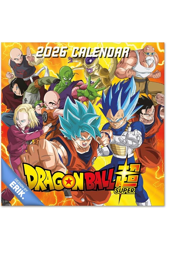 Ancien Calendrier Almanach PTT 1997 Dragon Ball Z – Vintage, Collection Affichage