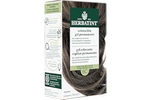 Herbatint Tinte Permanente para Cabello 6C Rubio Oscuro Ceniza - 170 ml | Sin Amoníaco, Cobertura Óptima de Canas | Dermatológicamente Probado, con 8 Extractos Naturales