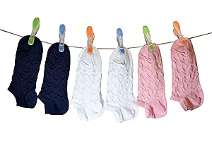 PETTI Artigiani Italiani - Calzini Bambina, 6 Paia di Calzini Fantasmino Bambina, Calzini Bambino Fantasmino Femminuccia, Calzini Bambina Cotone Filo di Scozia, 100% Made in Italy
