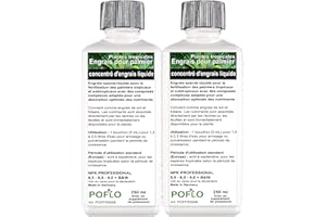 POFLO Engrais pour palmier, ligne professionnelle d'engrais pour palmier Engrais racinaire + engrais foliaire HIGH-TECH ! (2x 250 ml)