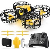 Uzaktan Kumandalı Mini Drone Işıklı Şarjlı Takla Atabilen 360&deg; D&ouml;n&uuml;ş Yapabilen Otomatik İniş Kalkış Hobi Drone 8-10 Dakika Ku