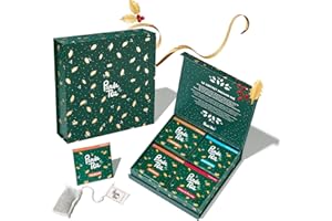 Panda Tea - Coffret Sélection Bien-être | Assortiment de 4 Thé et Infusions Bio | 20 Sachets Coton | Idéal pour un Moment de Détente & d’Évasion | Idée Cadeau Zen et Gourmand