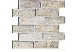 HASLED Paneles Murales Autoadhesivos 3D PVC 30x30 cm - 10 Unidades - Revestimiento Decorativo para Baño, Cocina, Dormitorio