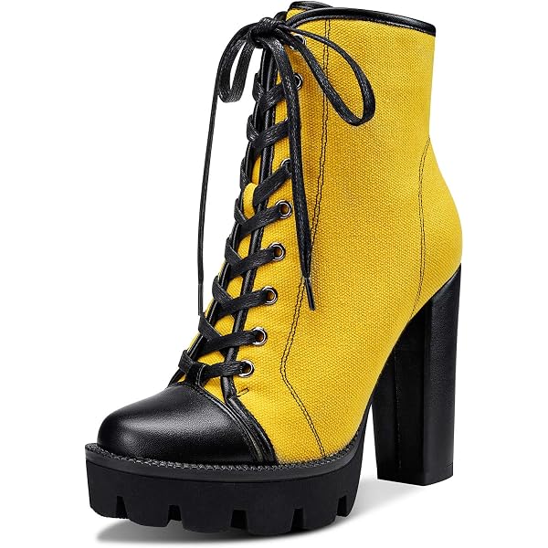 Stivali Donna Con Tacco Alto E Plateau - Stivaletti Eleganti Per L'Inverno, In Pelle Sintetica, Comodi E Alla Moda