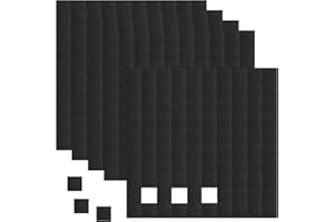 THBOXES 500 Stück Magnete zum Kleben, Magnetplättchen Selbstklebend 10 x 10 mm Magnet Flach Magnetstreifen Klebemagnete für Schule Büro Kühlschrank Whiteboard