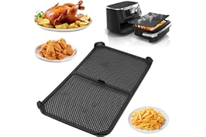 HCUNBSU Spritzschutz für Ninja AF500EU, Silikon Spritzschutz für Heißluftfritteuse Af500EU, Wiederverwendbarer Heißluftfritteuse Zubehör, Schutz für Heizspirale und Ventilator