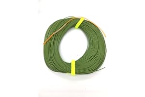 BESTCITY DT5 Angelschnur mit doppeltem Taper, hochwertig, Moosgrün