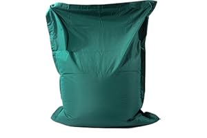 HH Home Hut Giant BeanBag Outdoor Garden Extra Large Chair Indoor Living Room Bean Bags Water Resistant Massive Floor Cushion Lounger XXL (Green)