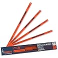 Presch Hacksaw blades 300mm 4 pcs - Handsaw blades for 300mm hacksaws - Bi-metal saw blade 300 mm with HSS cutting edge for non-ferrous metals (copper), stainless steels, plastics