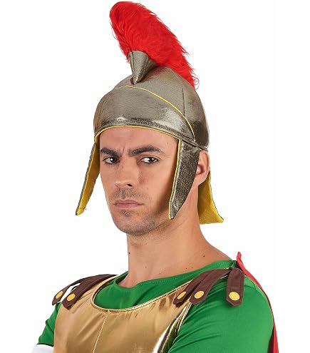 Henbrandt Casque Romain Tissu Pour Enfant – Accessoire Déguisement Soldat, Gladiateur Ou Centurion – Jusqu'à 14 Ans